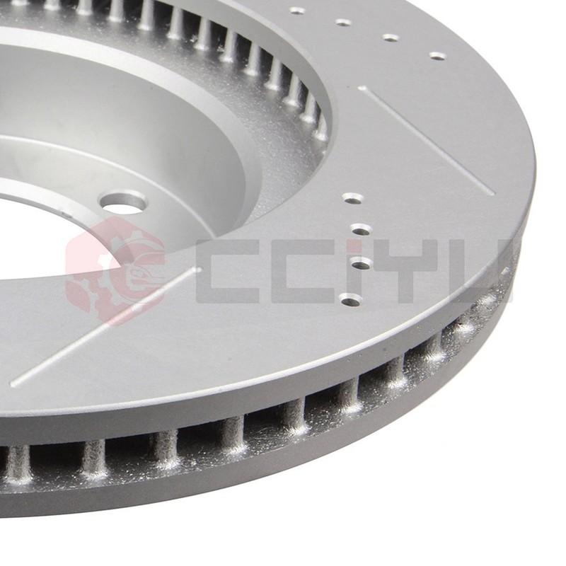 For Toyota FJ Cruiser 2010-2014 4X Brake Rotors 8X Ceramic Pads Front Rear gallery