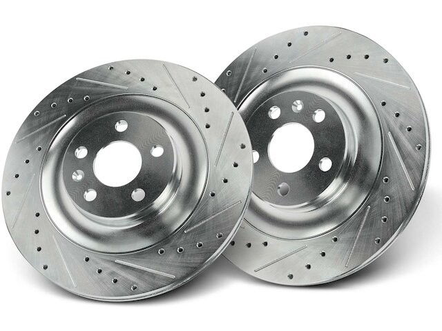 Autopart Premium 24DY81N Rear Brake Rotor Set Fits 2022-2023 Volvo C40 Recharge