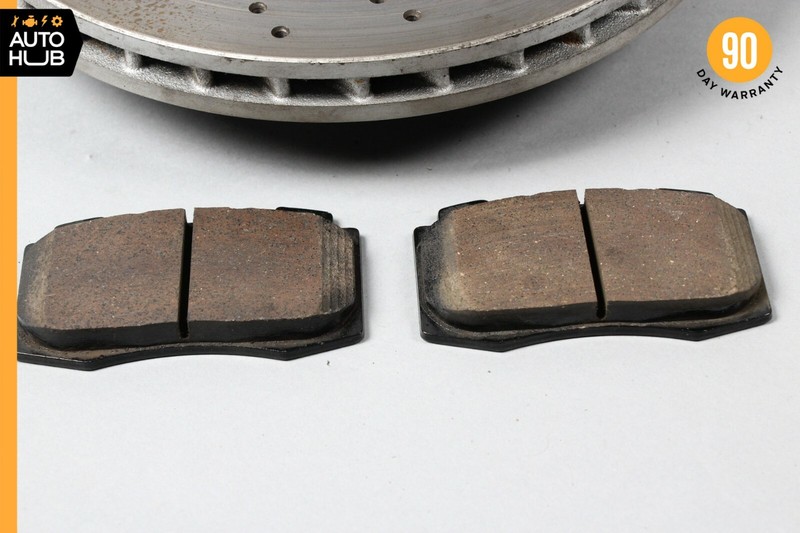 03-06 Mercedes R230 SL500 Front Brake Rotor Disc Set of 2 With Pads OEM gallery