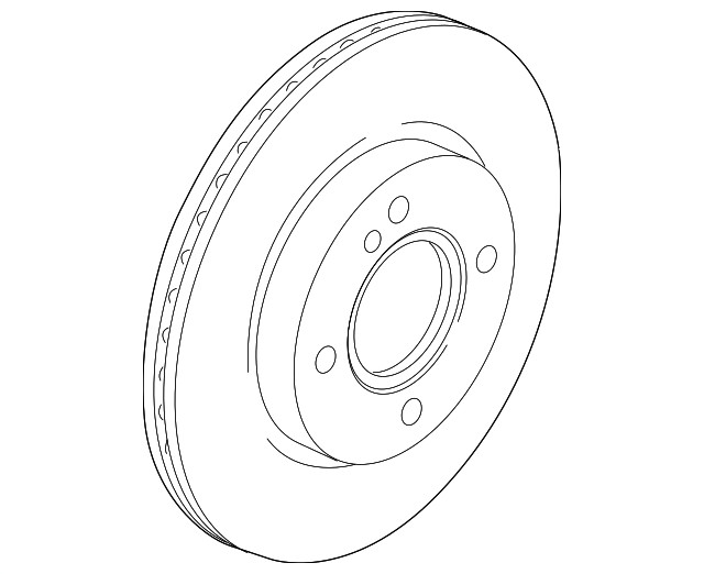 Genuine Mazda Disc Brake Rotor DF71-33-251A