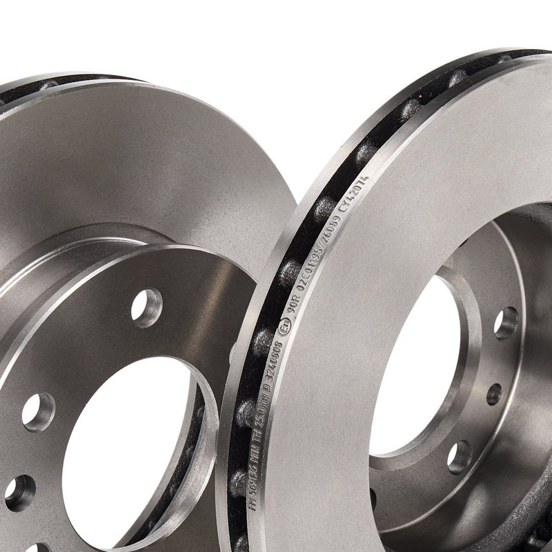 2 FRONT AXLE BRAKE DISC MERCEDES BENZ 3,5-t 3-t 4,6-t 5-t VW CRAFTER 30-35 30-50 gallery