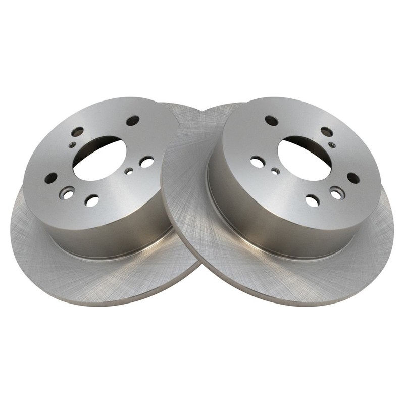 TRQ Driver & Passenger Side Rear Brake Rotor Pair for Toyota Camry Avalon ES350 gallery