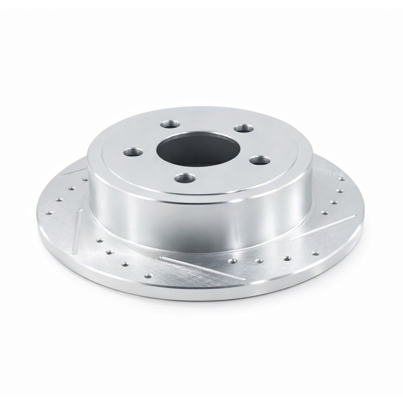 Rear Drilled Slotted Disc Rotors For 2003-2007 Liberty KJ 03-2006 Wrangler TJ gallery