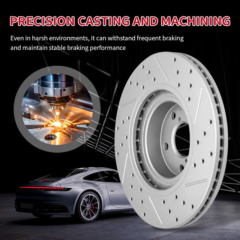 AWD Front Disc Brake Rotors Disc Brakes for 2007 - 2014 Ford Edge Lincoln MKX gallery