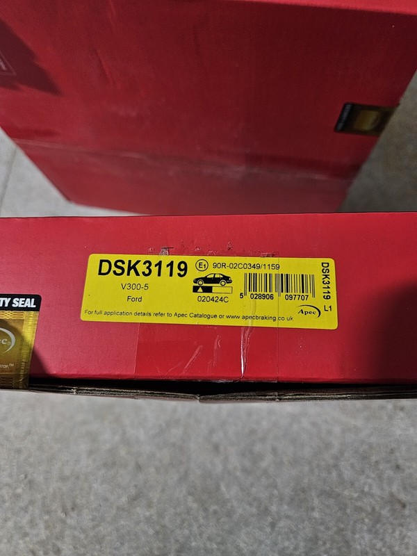 Apec DSK3119 Brake Disc