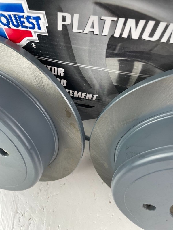 2x REAR Disc Brake Rotor, Carquest Platinum Coated fits 14-16 Chevrolet Spark EV gallery