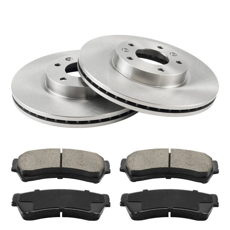 Front Disc Brake Rotors & Pads Kit for 2006-2012 Ford Fusion Lincoln MKZ Zephyr gallery