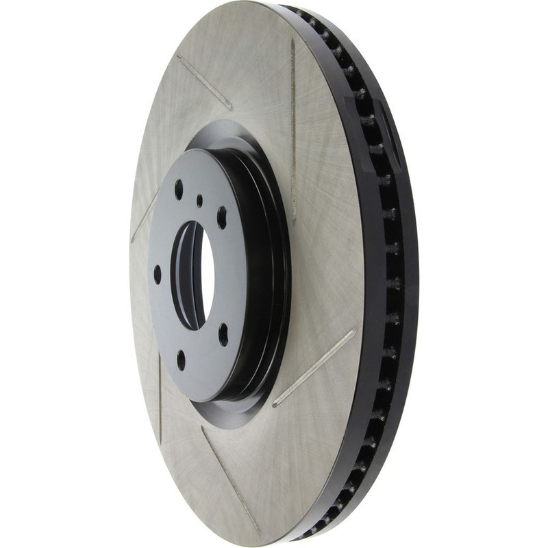 StopTech 126.42095SL Front Left Slotted Brake Rotor for 2008-13 G37 / 14-16 Q60 gallery