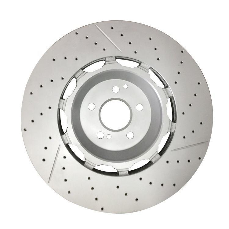 2X Front Brake Rotors A2224212612 Fit Mercedes W222 S450 S63 S65 AMG 2014-2020 gallery
