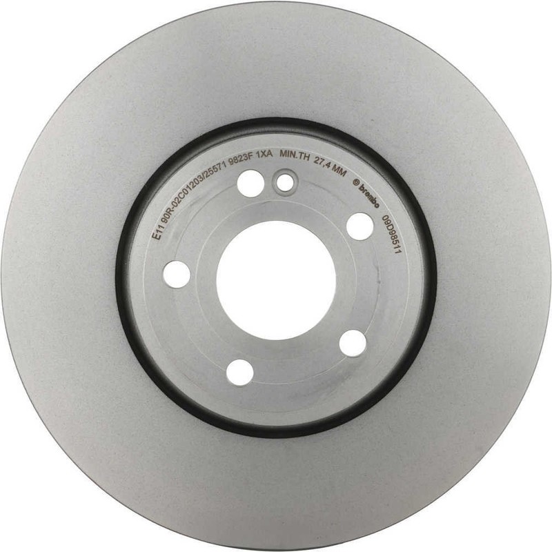 Disc Brake Rotor-Premium UV Coated OE Equivalent Rotor Brembo 09.D985.11