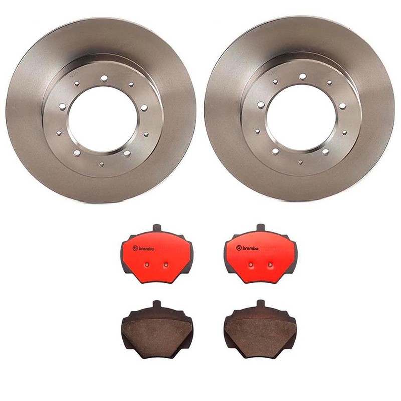 Brembo Rear Brake Kit Disc Rotors Ceramic Pad For Defender Discovery Range Rover