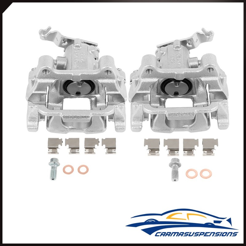 New Rear Left Right Brake Calipers w/ Bracket Pair For 2011-2016 Volkswagen Eos