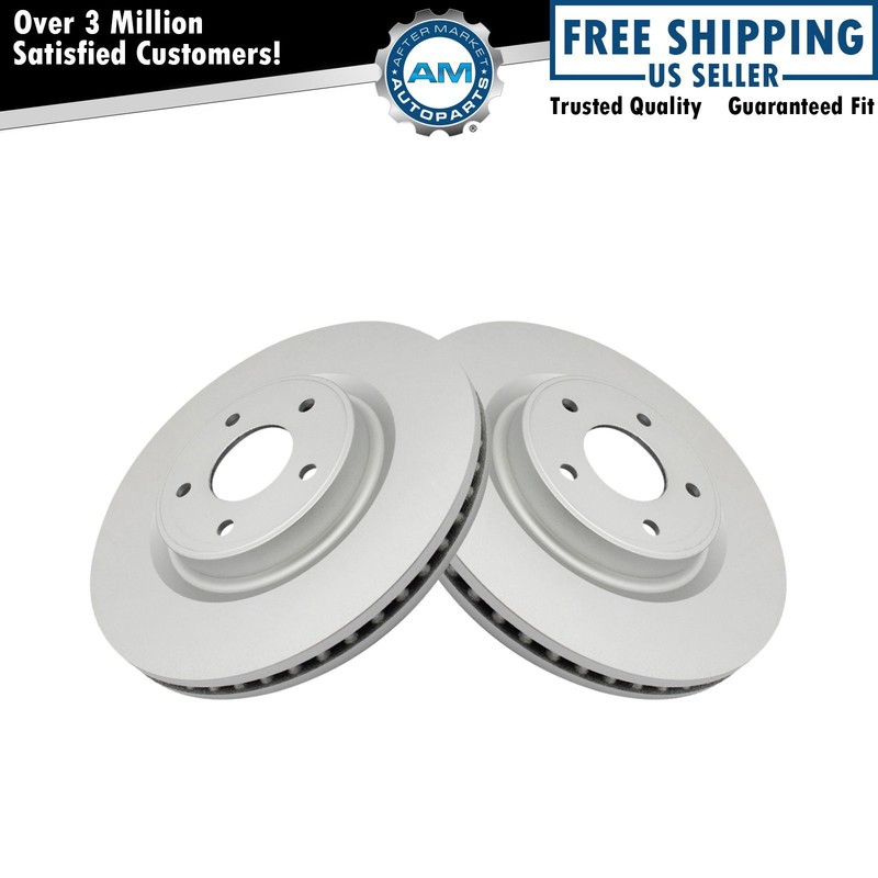 Front G-Coated Brake Rotor LH RH Kit Pair Set of 2 for Nissan Infiniti