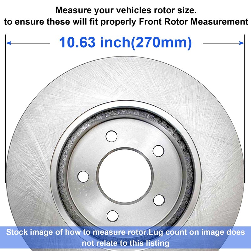 For Chevrolet Impala Brake Rotors and Brake Pads Rear 2011-2016 Brake Rotors gallery