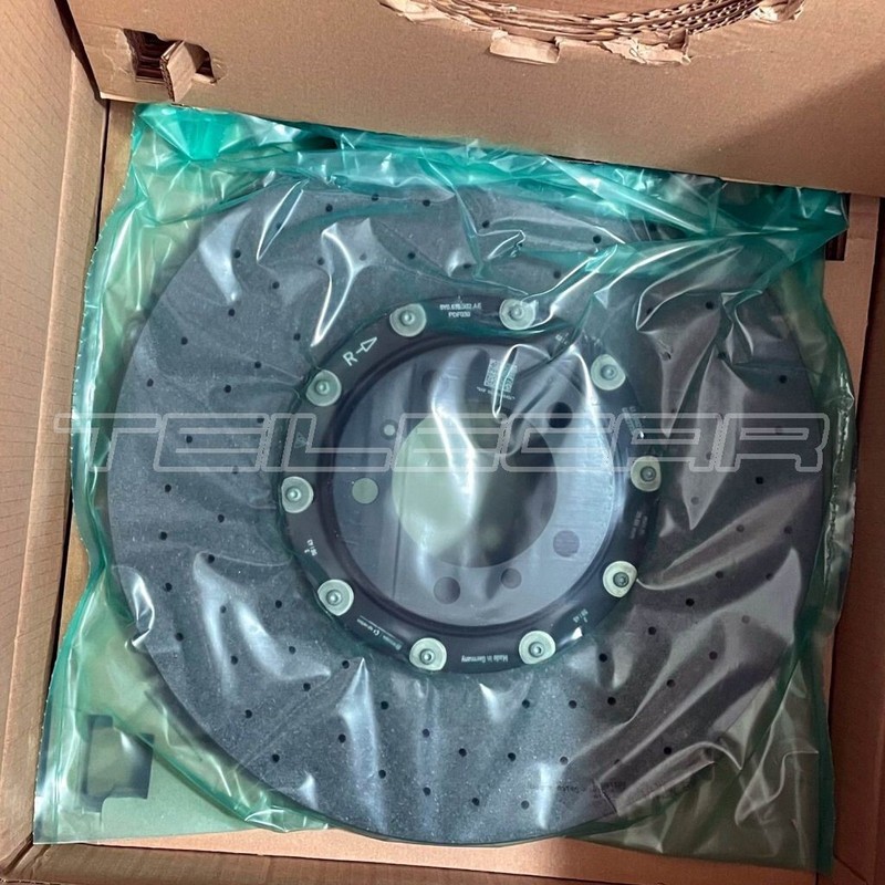 Porsche Cayenne 9Y0 NEW Front Brake Disc Ceramic Right 9Y0615302AH 9Y0615302AE gallery