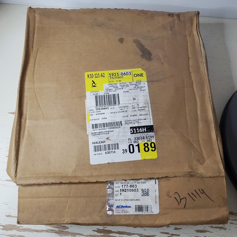 GM Acdelco 19210603 Brake Rotor 177-863 New In Box gallery