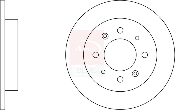 2x Brake Discs Pair Solid fits KIA CERATO LD 2.0D Rear 04 to 06 D4EA 258mm Set gallery