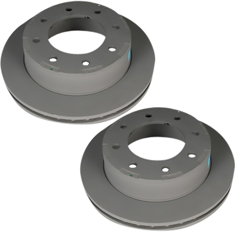 Pair Set 2 Rear Brake Disc Rotors 330mm ACDelco GM OE For GMC Chevy GU6 SRW-R04