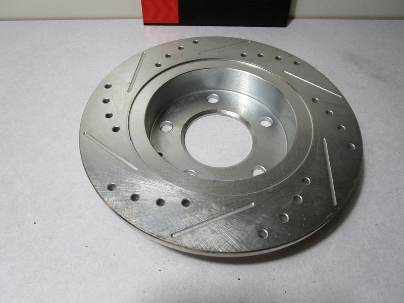 POWERSTOP MAZDA 93-03 REAR DISC EVOLUTION DRILLED SLOTTED PAIR PN JBR578XPR READ gallery