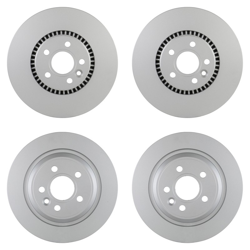 Bosch QuietCast Front Rear Rotors Disc Brake Pad Kit For Volvo S60 S80 V60 XC70