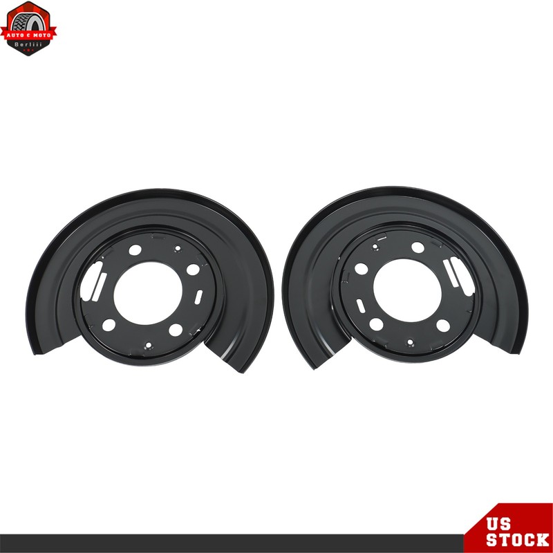 Rear Brake Dust Shield Backing Plates Pair 924-212 For Ford F250 F350 Excursion gallery