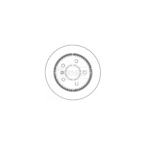 Borg & Beck brake disc pair - BBD4487 gallery