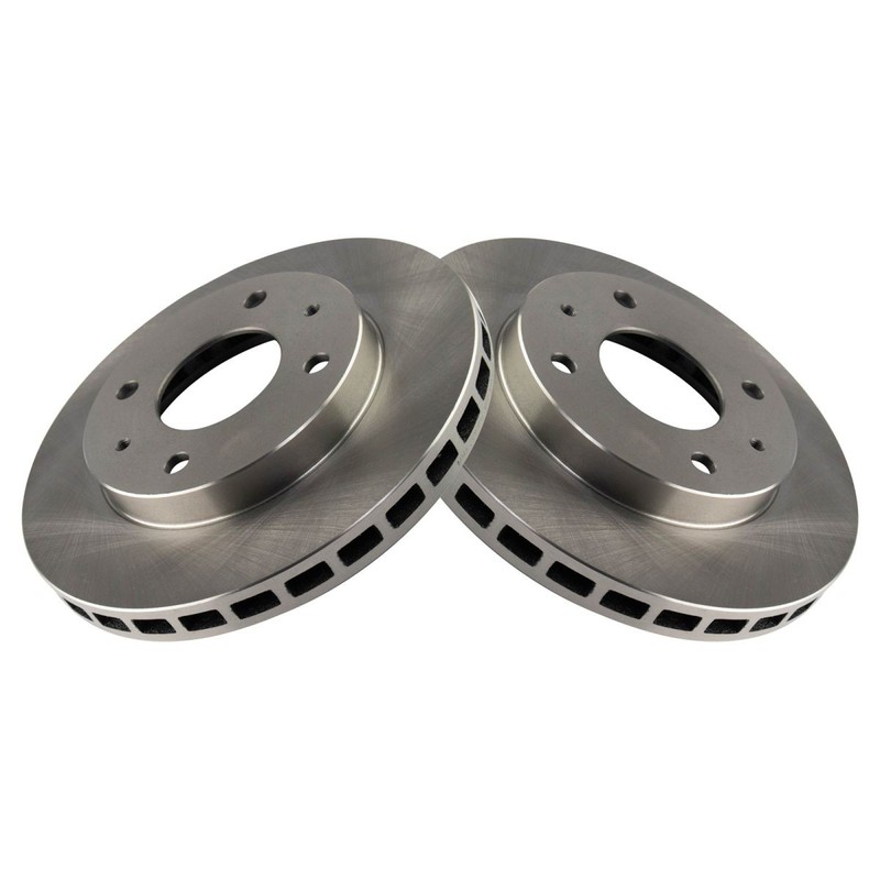 TRQ Brake Rotor & Ceramic Pad Front Kit w/Fluids for Mitsubishi Eagle Plymouth gallery