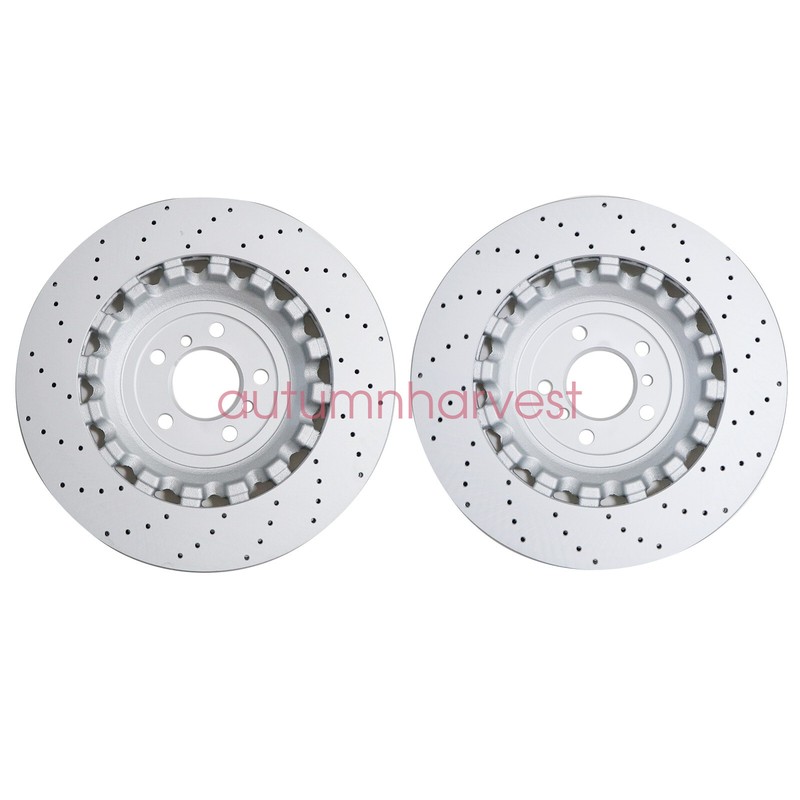 Pair Disc Brake Rotor 34212284103 34212284104 For BMW F06 F10 F12 M5 M6 gallery