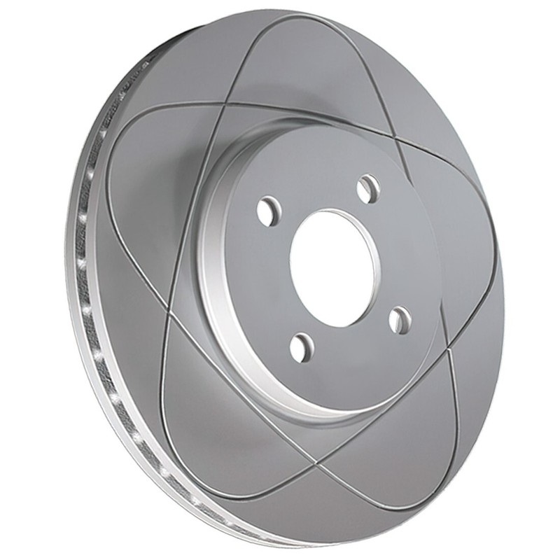Front Slotted Disc Brake Rotor 1Pc Fits Saturn SC, SC1, SC2, SL, SL1, SL2, SW1 gallery