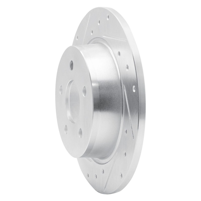 For Ford Escape 13-16 Brake Rotor eLINE Drilled & Slotted 1-Piece Rear Driver gallery