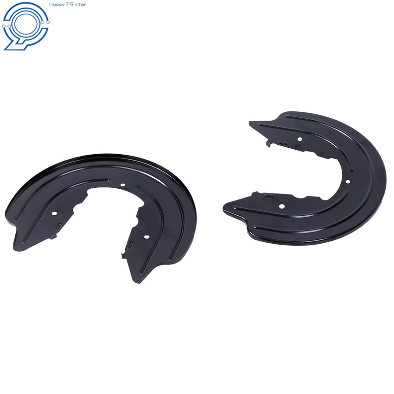 Pair Rear Disc Brake Splash Shield Backing Plate Set For Ford Mustang 1994-2004 gallery