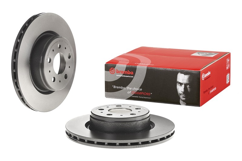 Brembo Front Left or Right PVT Coated 320mm Brake Disc Rotor For Tesla 3 ’17-’20