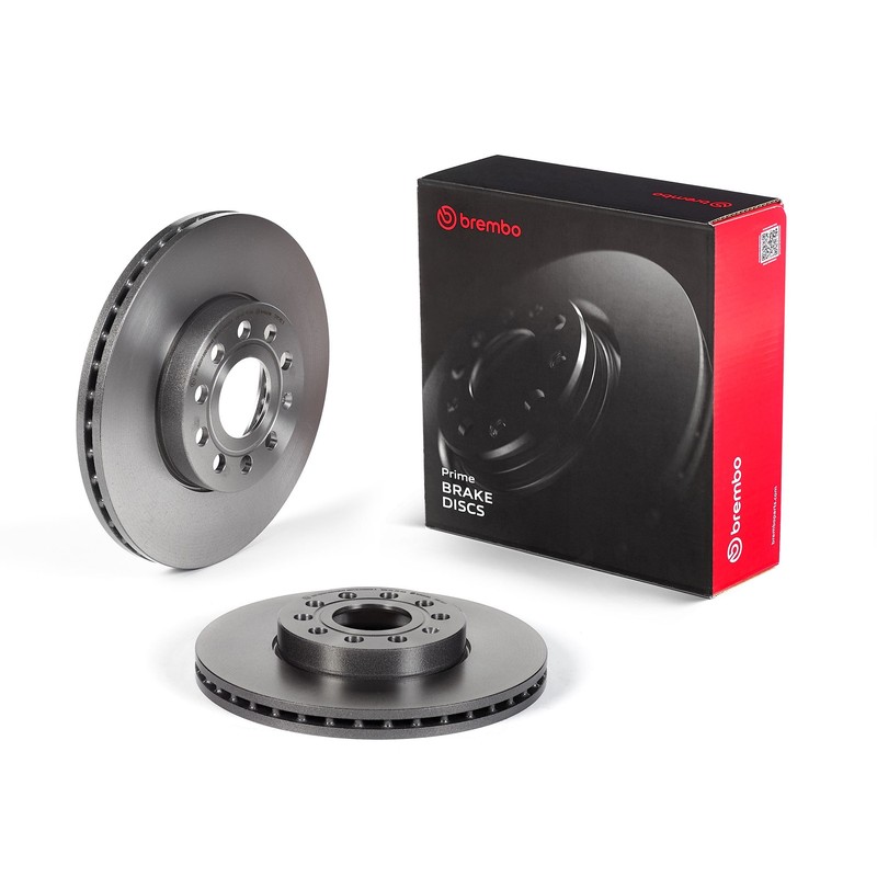 2x Brake Discs Pair Vented fits VW SCIROCCO Mk3 Front 1.4 2.0 2.0D 08 to 17 Set gallery