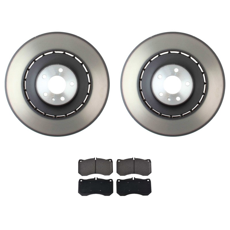 SHW Performance Front Disc Brake Rotor Kit For Audi