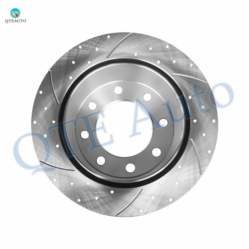 12P F 331mm-R 330mm Drilled Brake Rotors-Brake Pad For 2006-2008 GMC Savana 2500 gallery