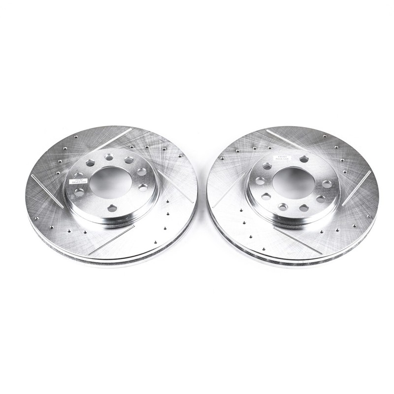 EBR613XPR Powerstop Brake Discs 2-Wheel Set Front for Saab 9-3 Saturn L200 9-5