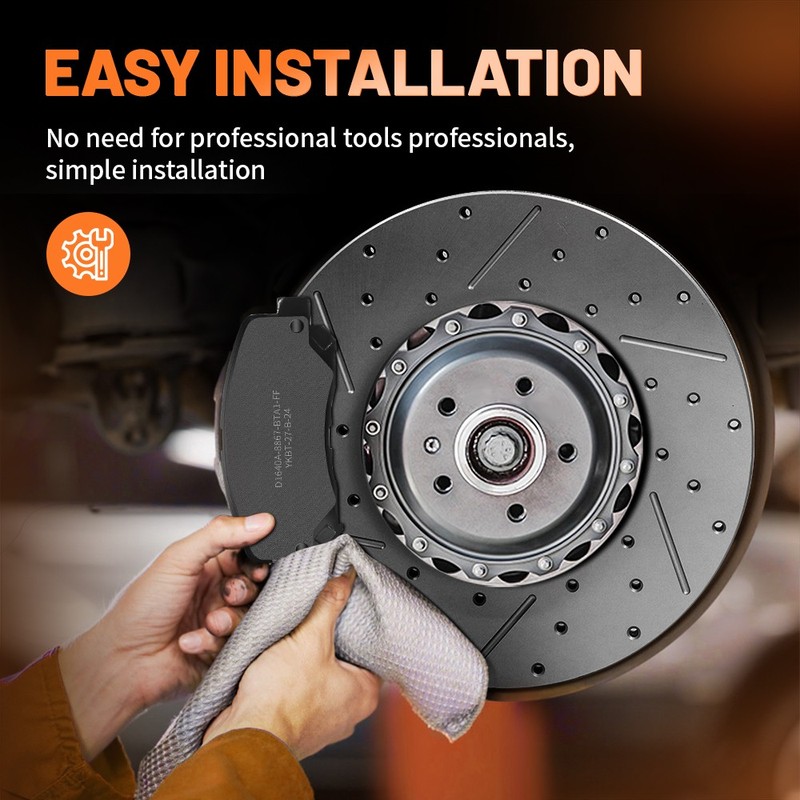 Front Rear Disc Rotors Brake Pads Set for 2013-2015 Subaru XV Crosstrek Forester gallery