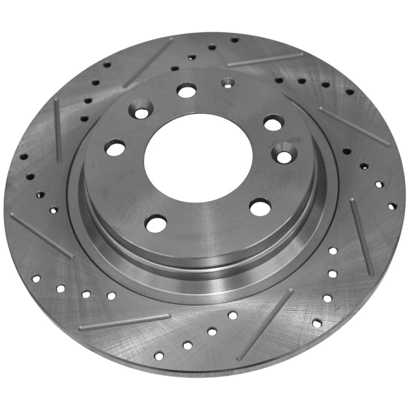 280mm Rear Drilled Disc Brake Rotors for Ford Fusion Mazda 6 Lincoln MKZ Zephyr gallery