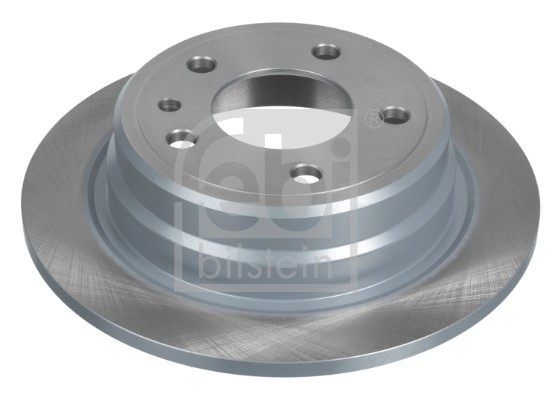 2x Febi 04092 Rear Brake Discs Pair 284mm Solid Fits Bmw 5 6 Series