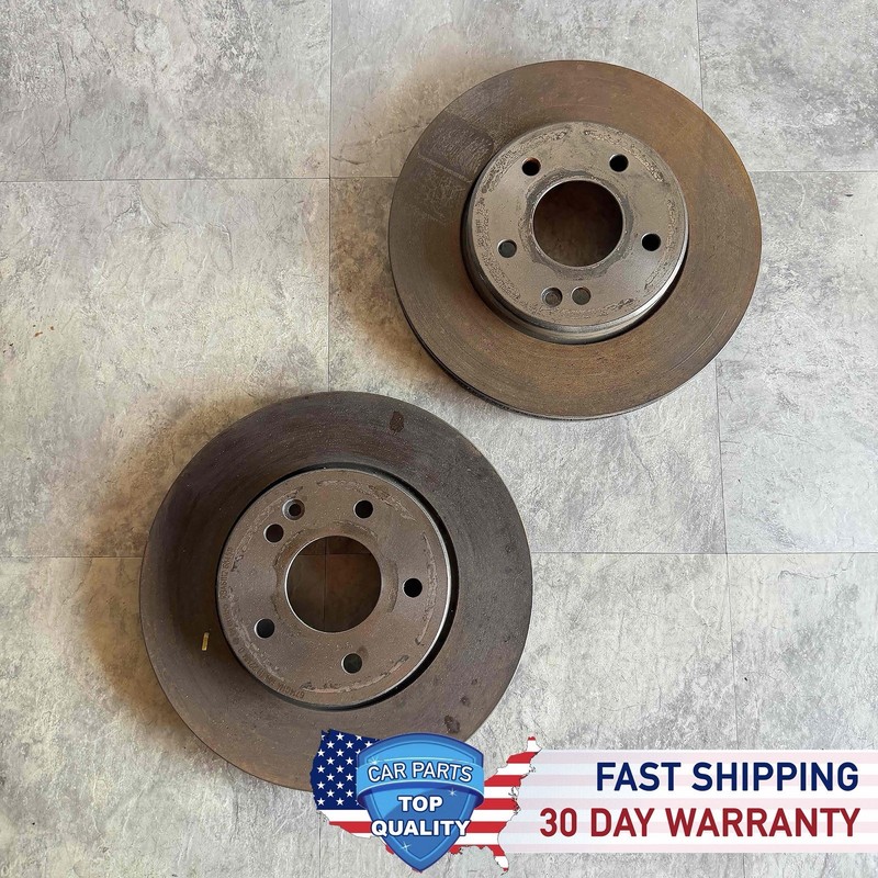 For Mercedes W202 W210 R170 Pair Set 2 Front Brake Disc Rotors UV Coated Brembo
