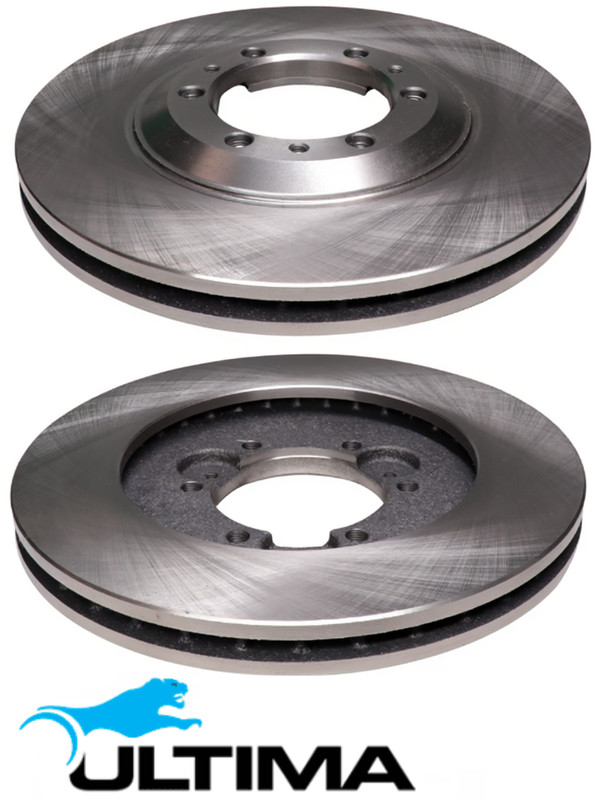 ULTIMA FRONT VENTED DISC BRAKE ROTOR SET FOR HOLDEN FRONTERA MX 6VD1 3.2L V6
