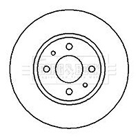 Fits Fiat Peugeot Citroen Alfa Romeo Chrysler Lancia Baxter Front 1x Brake Disc gallery