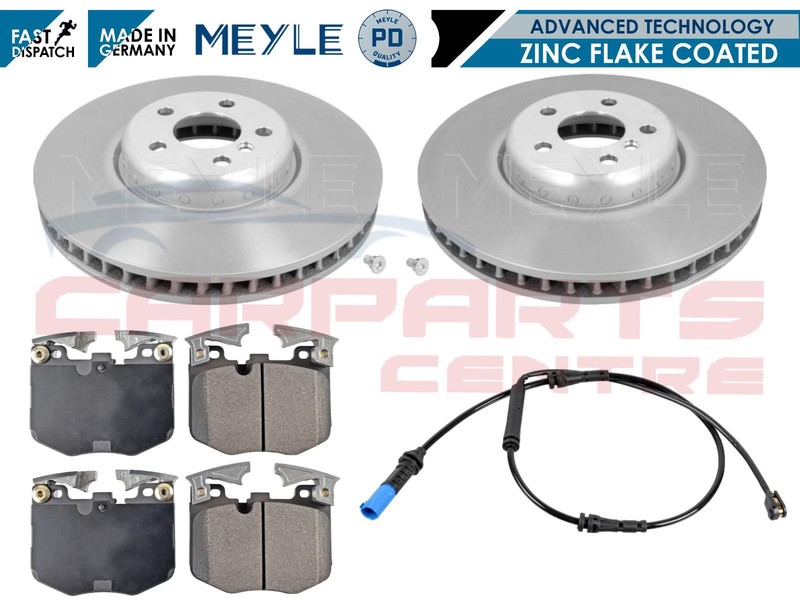 FOR BMW X3 X4 X5 X6 X7 G01 G02 G05 2017- FRONT BRAKE DISCS + PAD + SENSOR 348mm