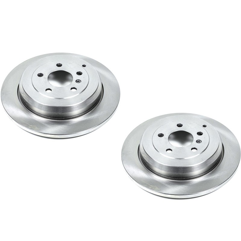 SET-P15EBR677-2 Powerstop Brake Discs 2-Wheel Set Rear for MB Mercedes R Class