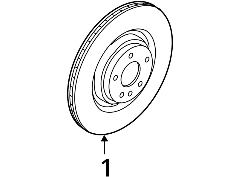 Audi S4 S5 RS5 Front Left or Right Brake Disc Rotor 4M0615301AN 2018 2019 OEM gallery