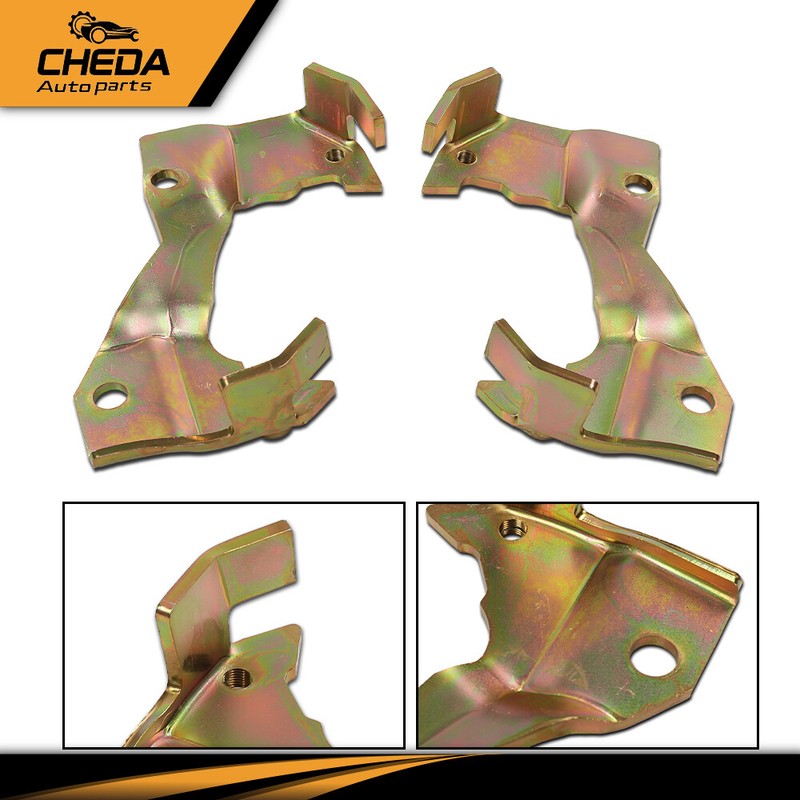 Disc Brake Caliper Brackets+ Backing Plates Dust Shields Fit For 64-72 GM A Body gallery