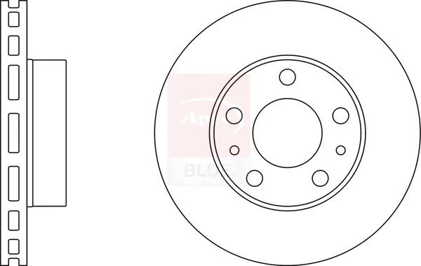 2x Brake Discs Pair Vented fits CITROEN RELAY 3.0D Front 06 to 15 280mm Set New gallery