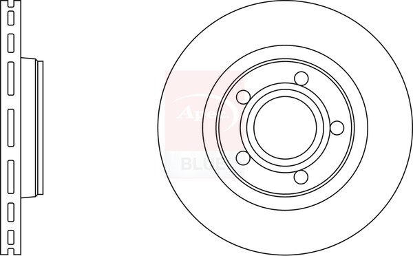 2x Brake Discs Pair Vented fits AUDI A4 B5, B6, B7 1.6 Front 94 to 08 280mm Set gallery