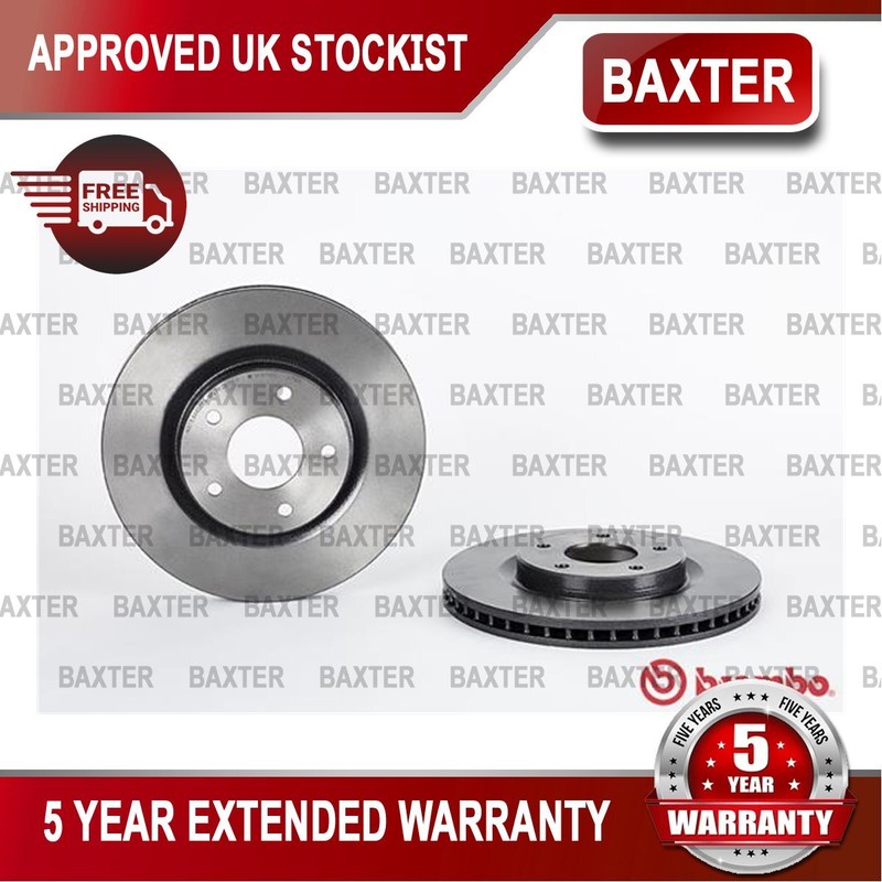 Fits Nissan Qashqai 1.5 dCi 1.6 2.0 2.5 + Other Models Baxter Front Brake Discs