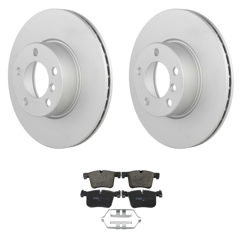 Bosch QuietCast Front Rotors TRW Pro Low-Met Brake Pad Kit For F22 230i F30 328d